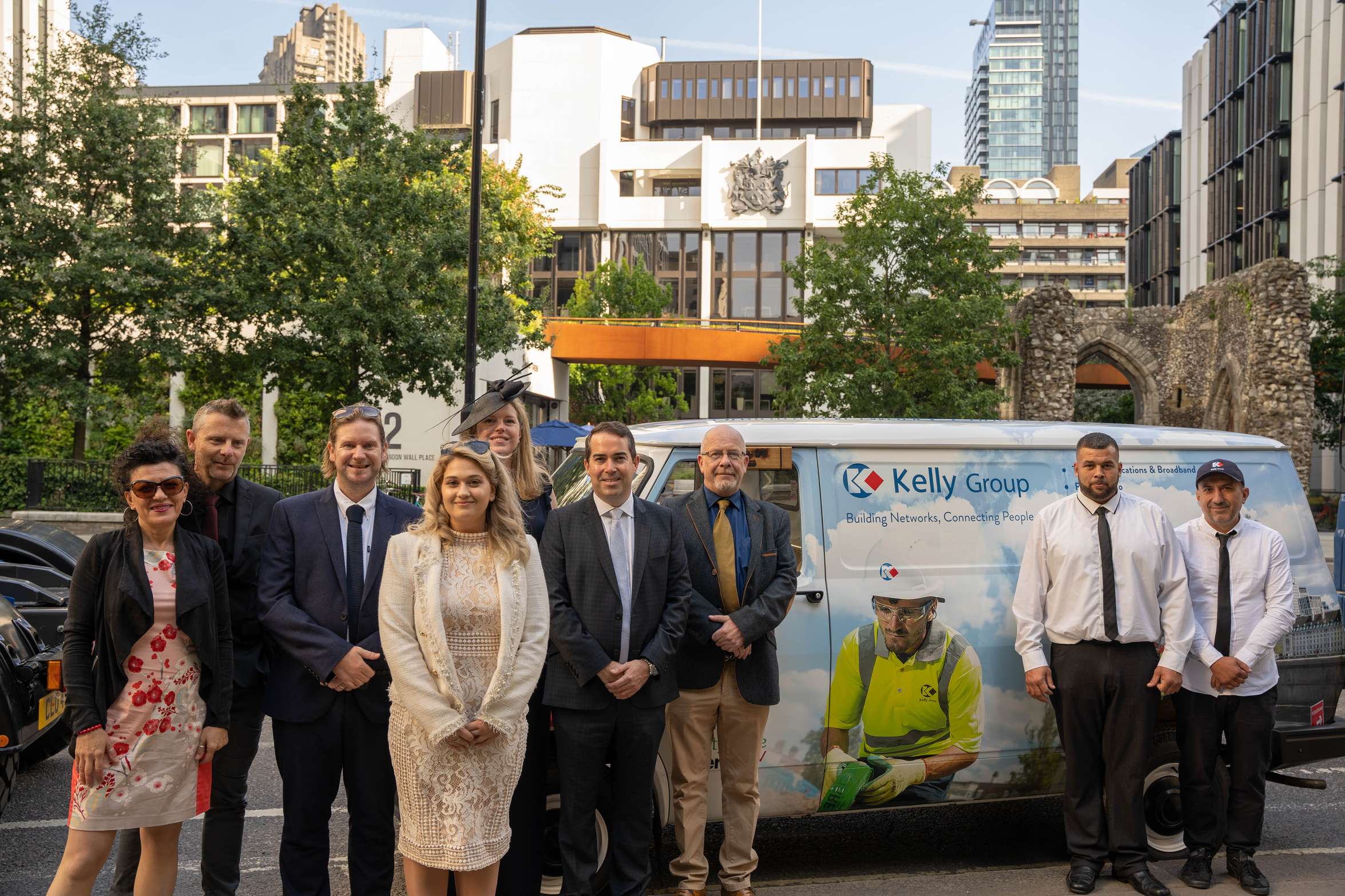 Kelly Group’s 1983 CF250 Bedford Van showcased at London’s Cart Marking Parade